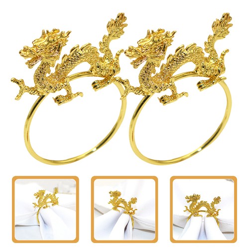 6pcs decorative golden dragon - decorative,